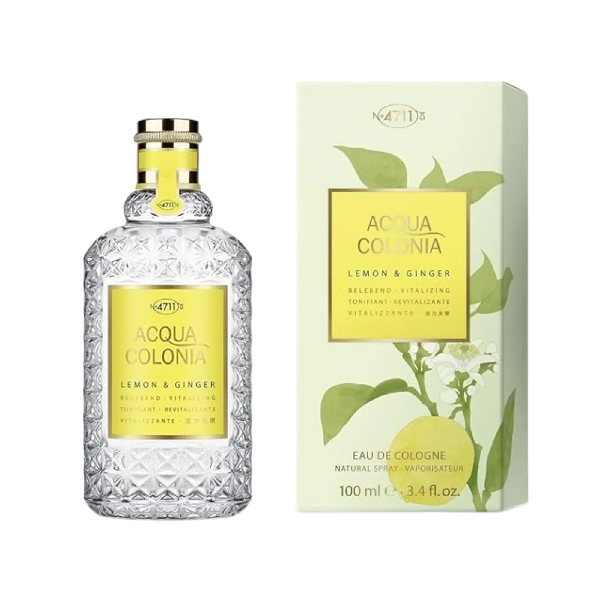 4711 Acqua Colonia Lemon & Ginger Eau de Cologne for Unisex - Image 4
