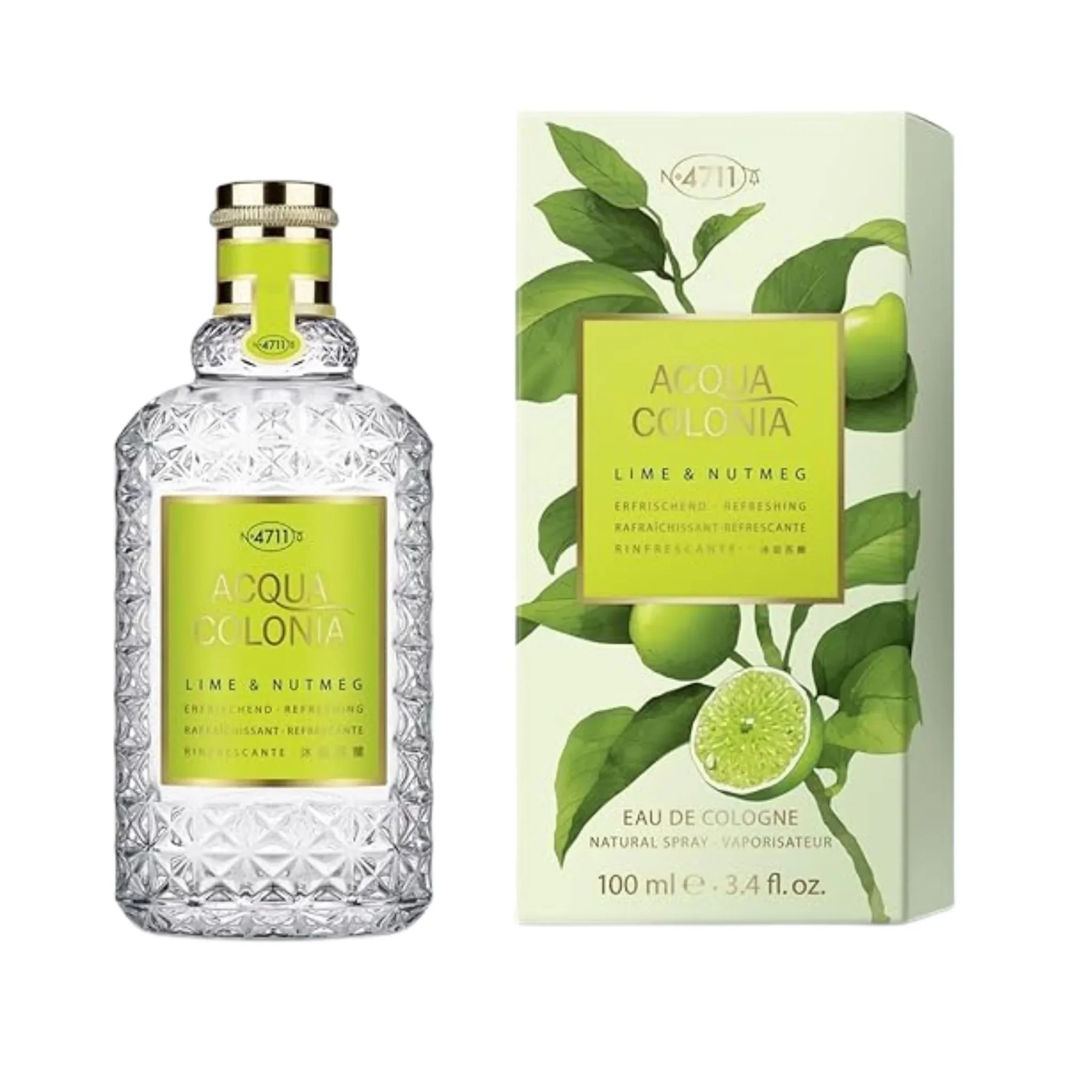 4711 Acqua Colonia Lime& Nutmeg Eau de Cologne for Unisex - Image 3