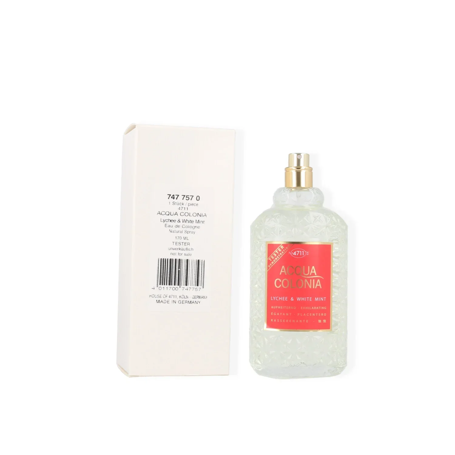 4711 Acqua Colonia Lychee & White Mint Eau de Cologne for Unisex - Image 4