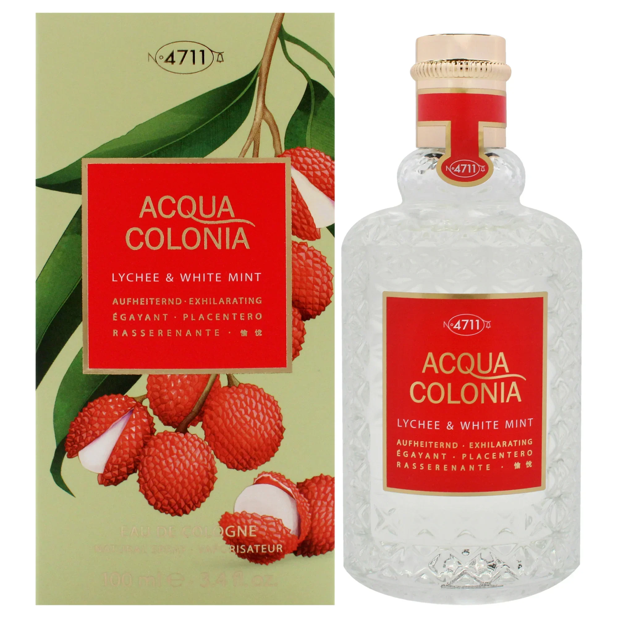 4711 Acqua Colonia Lychee & White Mint Eau de Cologne for Unisex - Image 5