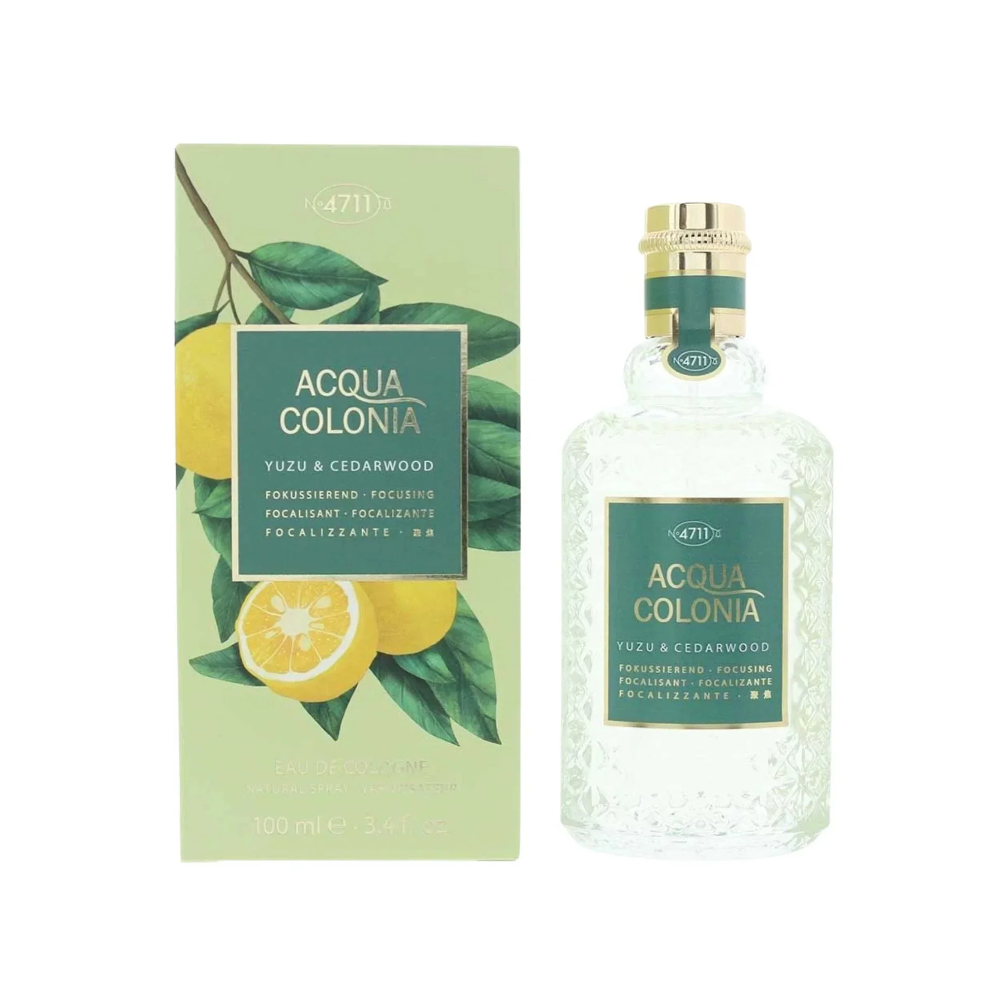 4711 Acqua Colonia Yuzu & Cedarwood Eau de Cologne for Unisex - Image 2