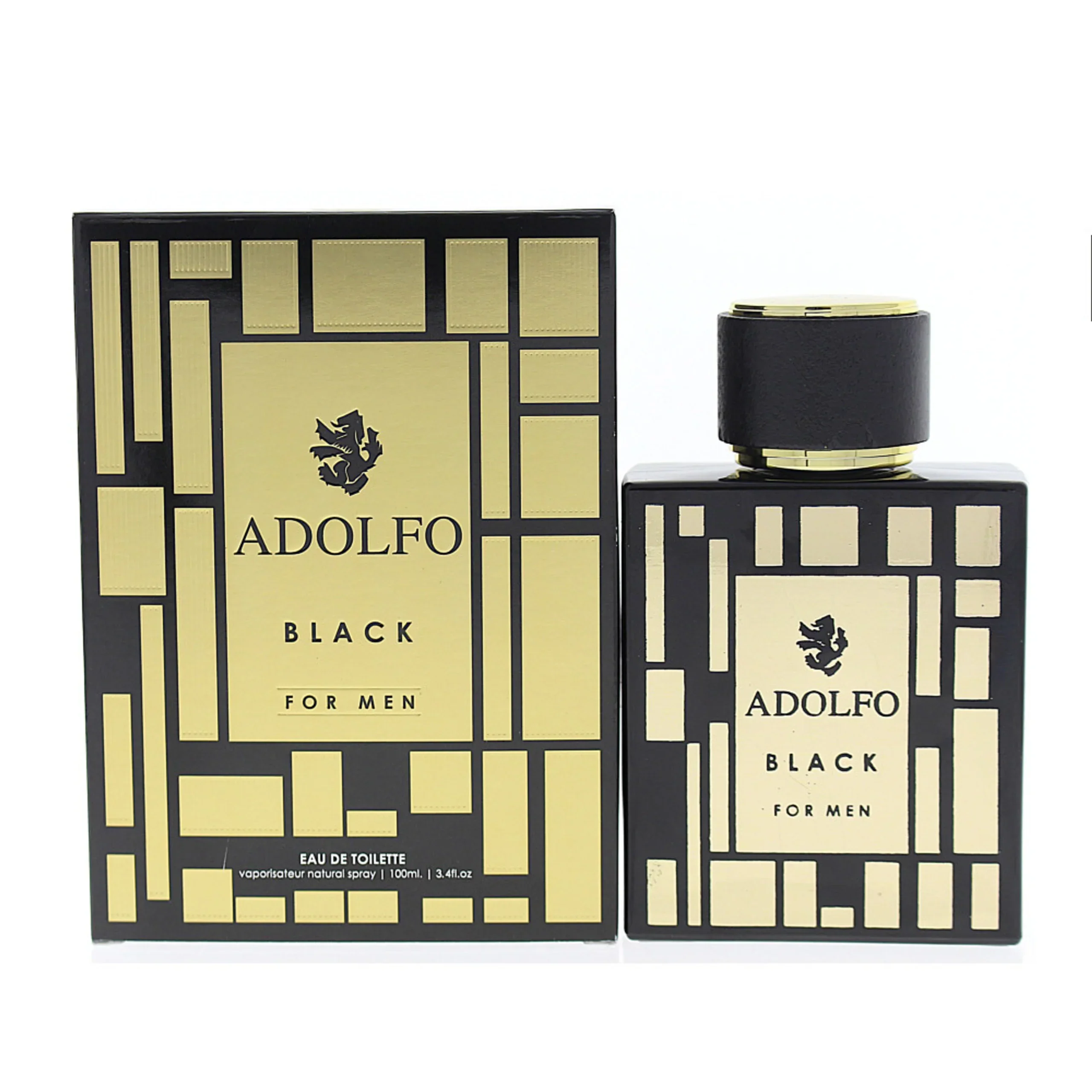 Adolfo Black Eau de Toilette for Men