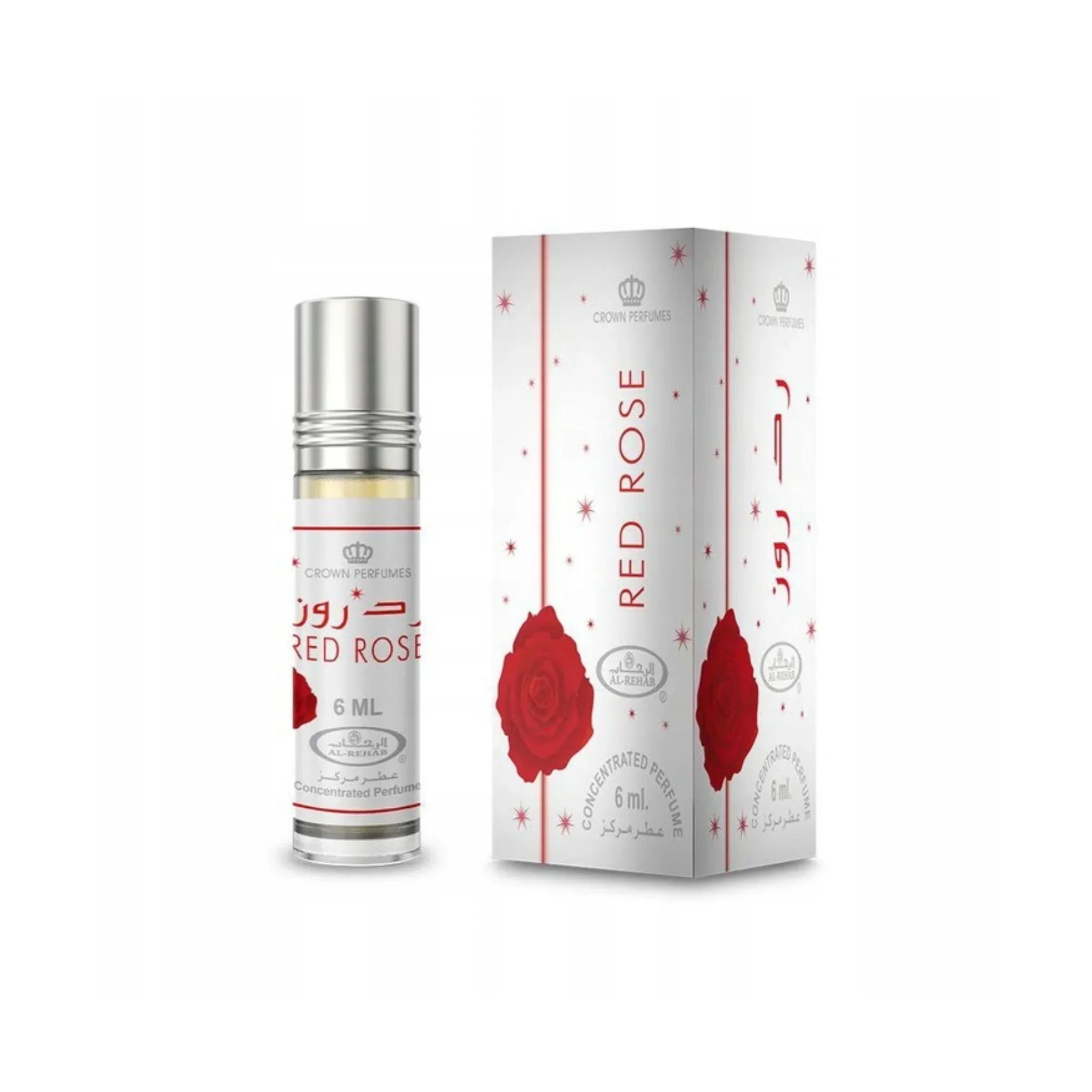 Al-Rehab Red Rose Perfume Oil for Women
