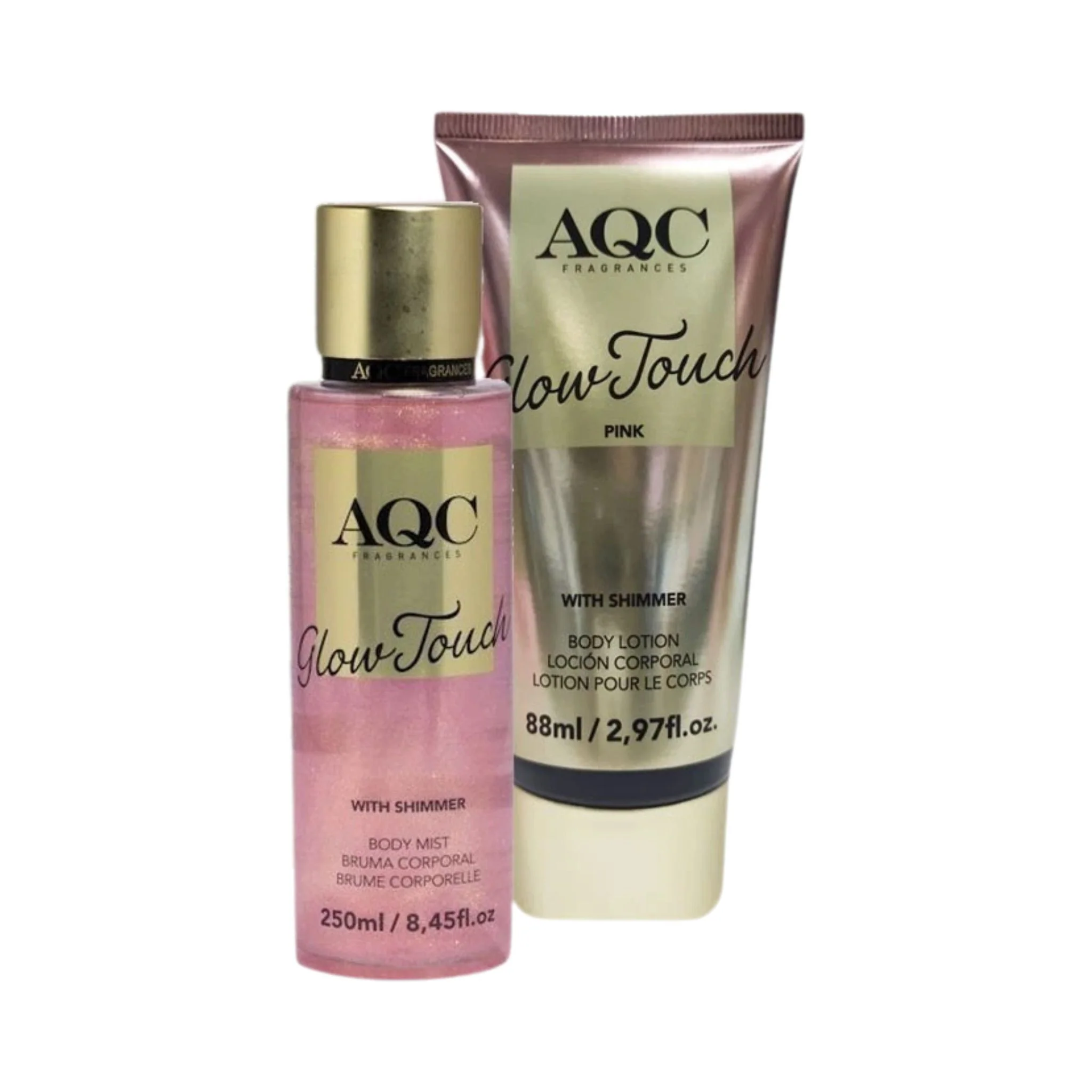 AQC Fragrances Gold Touch Pink Body Spray for Women
