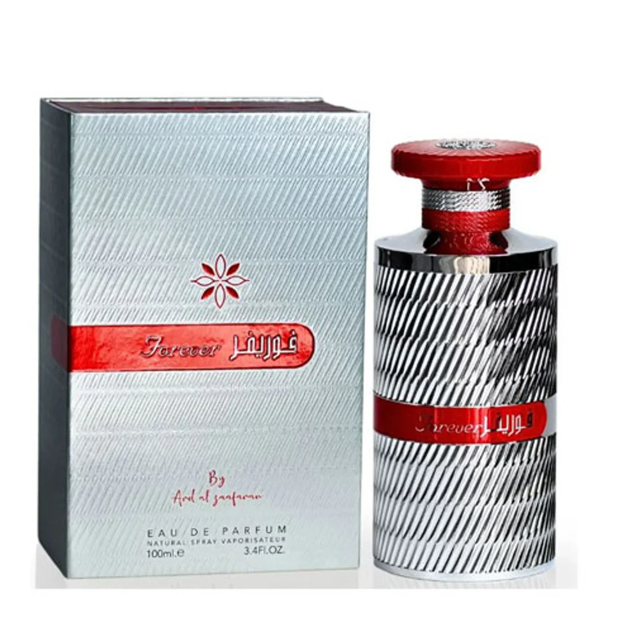 Ard Al Zaafaran Forever Silver Red Eau de Parfum for Unisex
