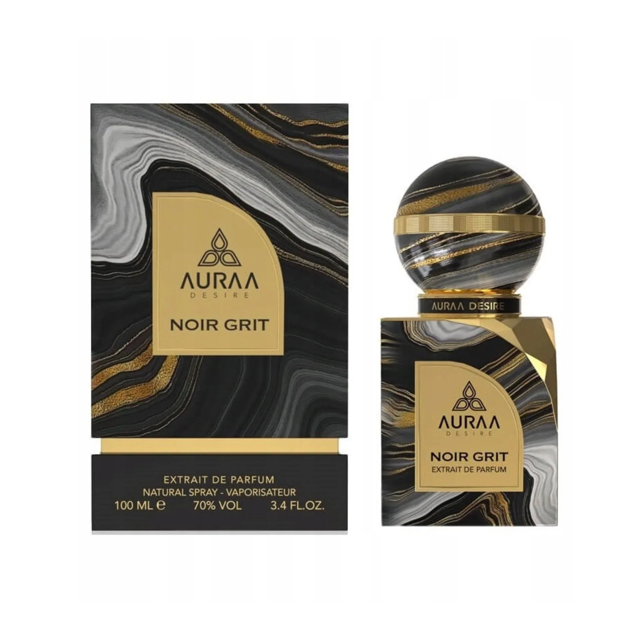 Auraa Desire Noir Grit Extrait de Parfum for Unisex