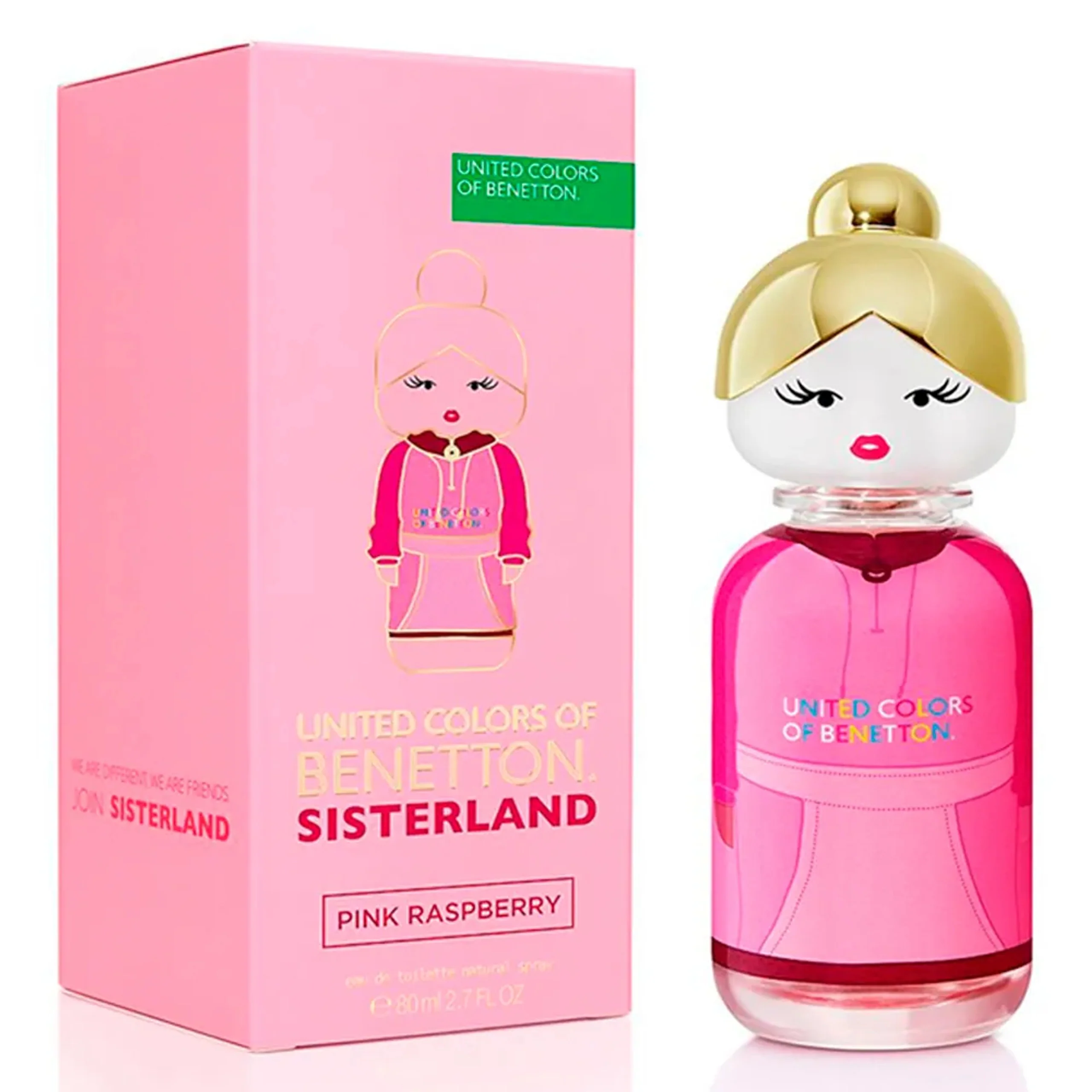 Benetton Pink Raspberry Eau de Toilette for Women - Image 2