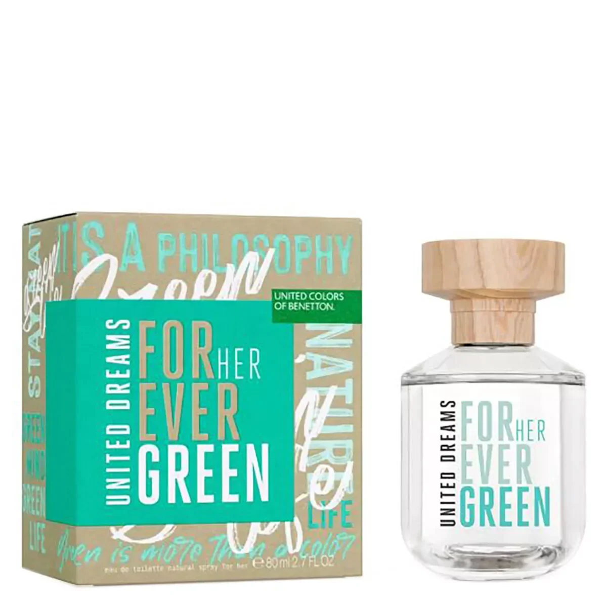 Benetton United Dreams Forever Green Her Eau de Toilette for Women