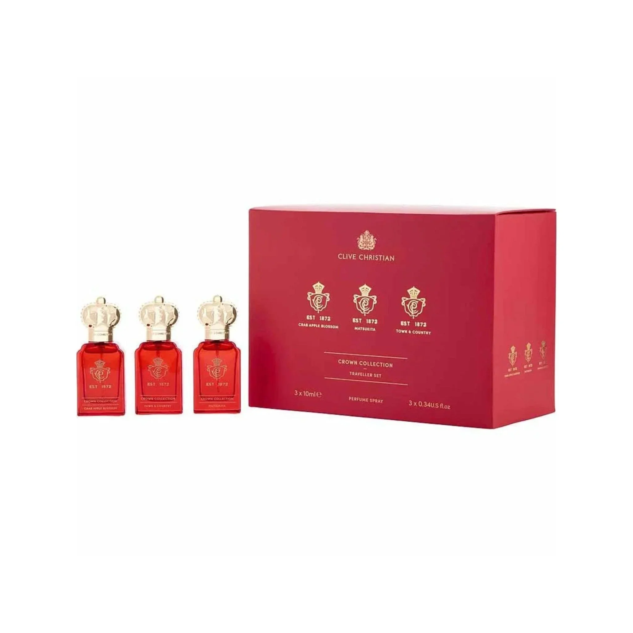 Clive Christian Crown Collection Traveller Set Parfum for Unisex