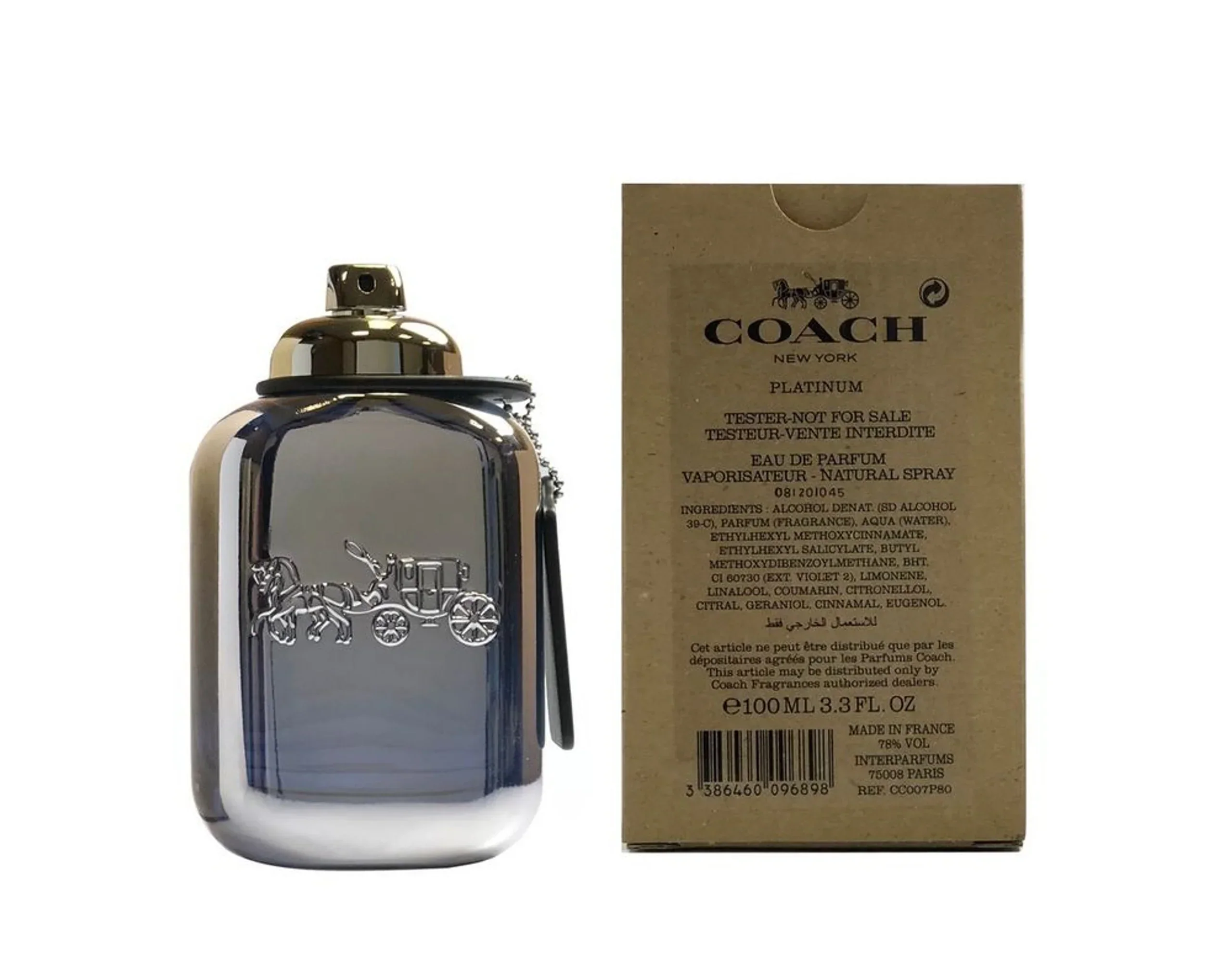 Coach Platinum Eau de Parfum for Men - Image 3