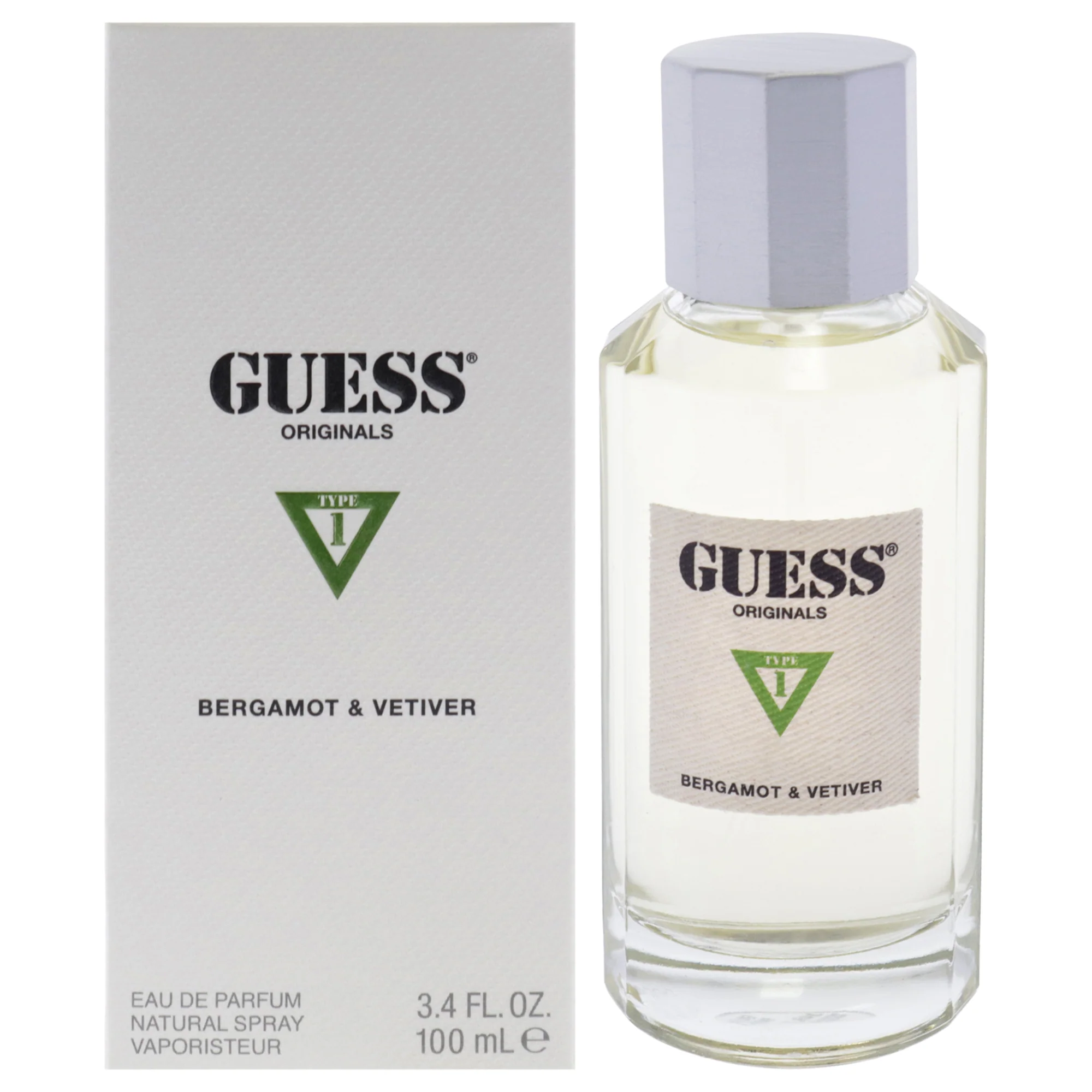 Guess Type 1 Bergamot & Vetiver Originals Eau de Parfum for Unisex