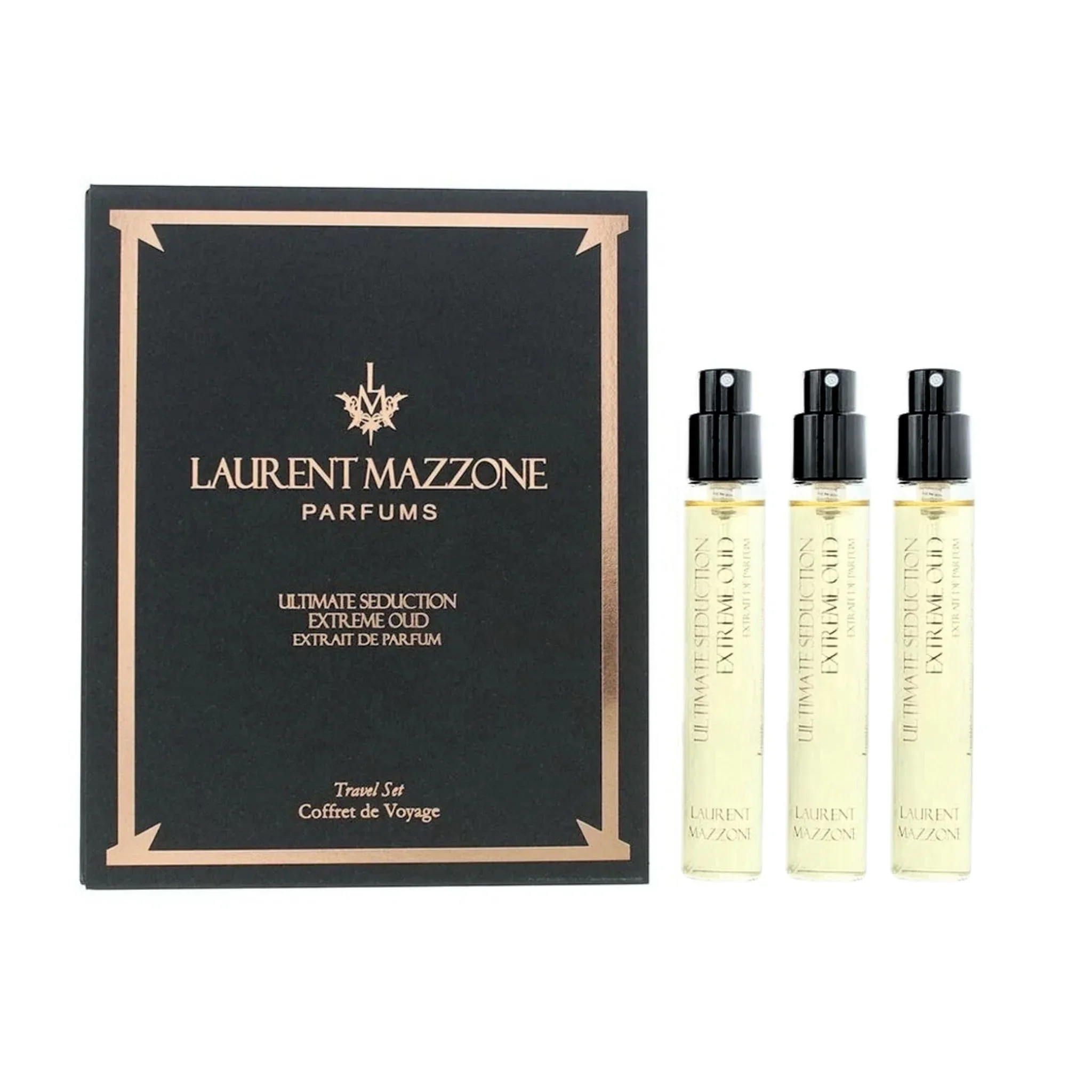 Laurent Mazzone Parfums Ultimate Seduction Extreme Oud Travel Set Extrait de Parfum for Unisex