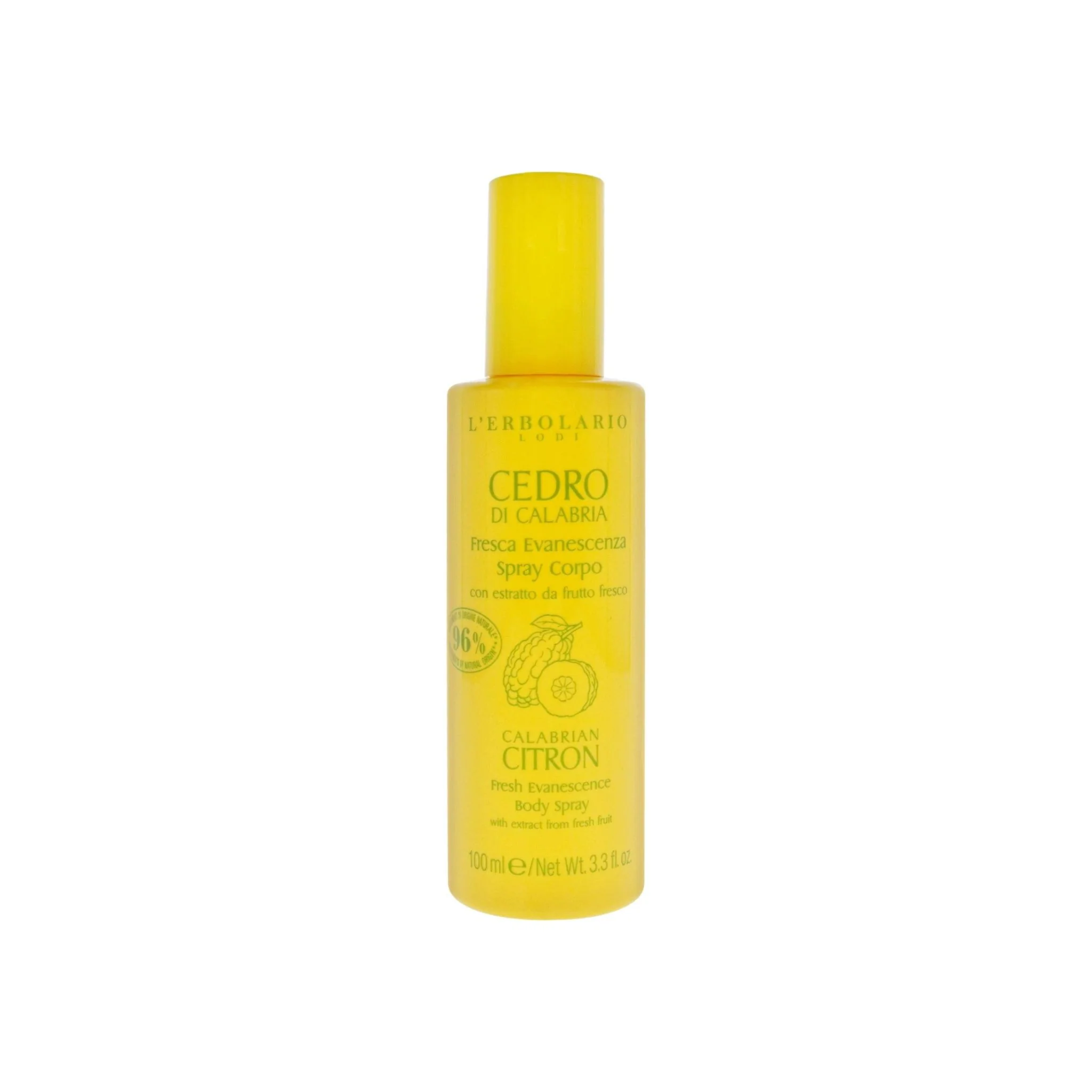 L'Erbolario Calabrian Citron Fresh Evanescence Body Spray for Unisex