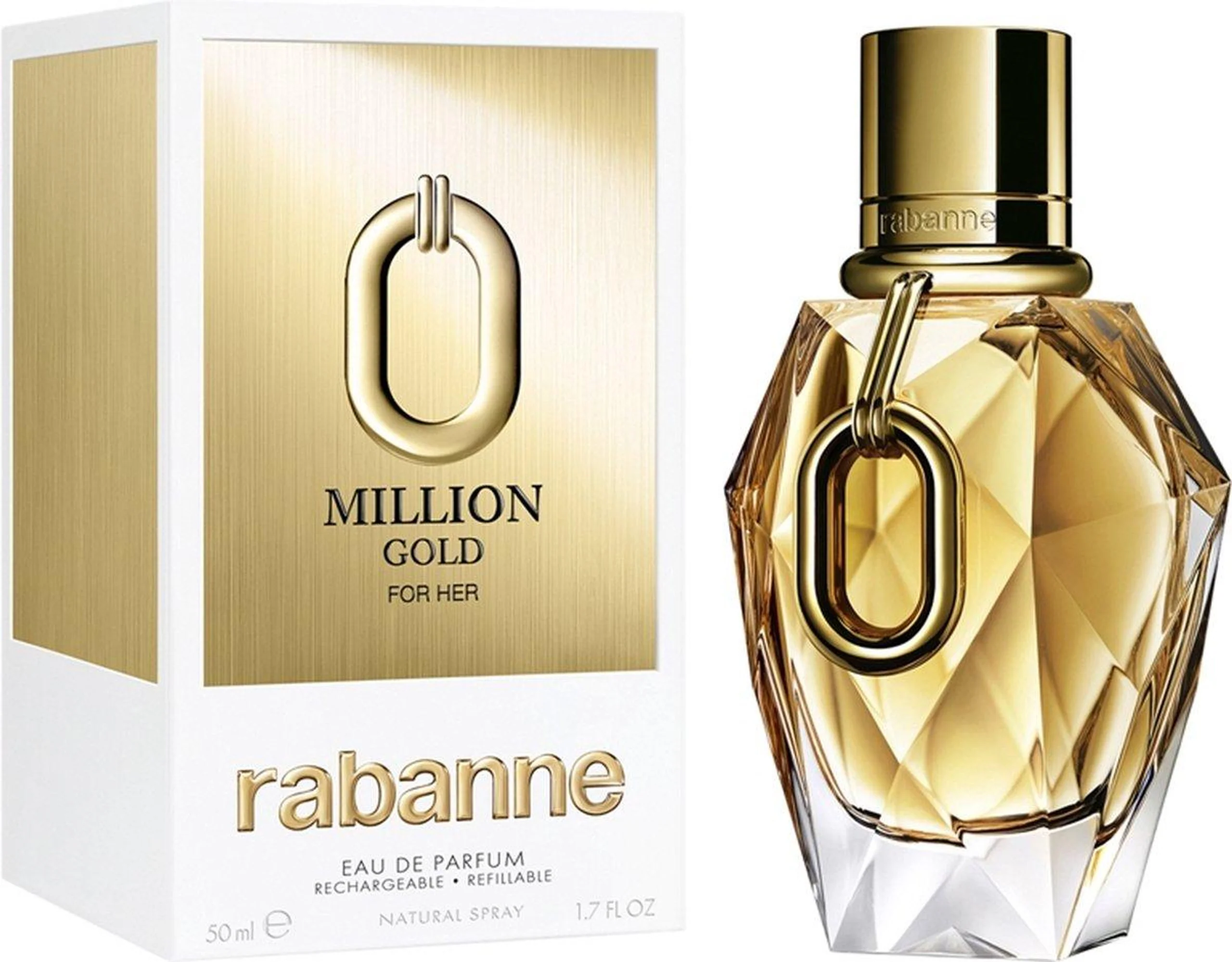 Rabanne Million Gold For Her Eau de Parfum for Women - Image 2