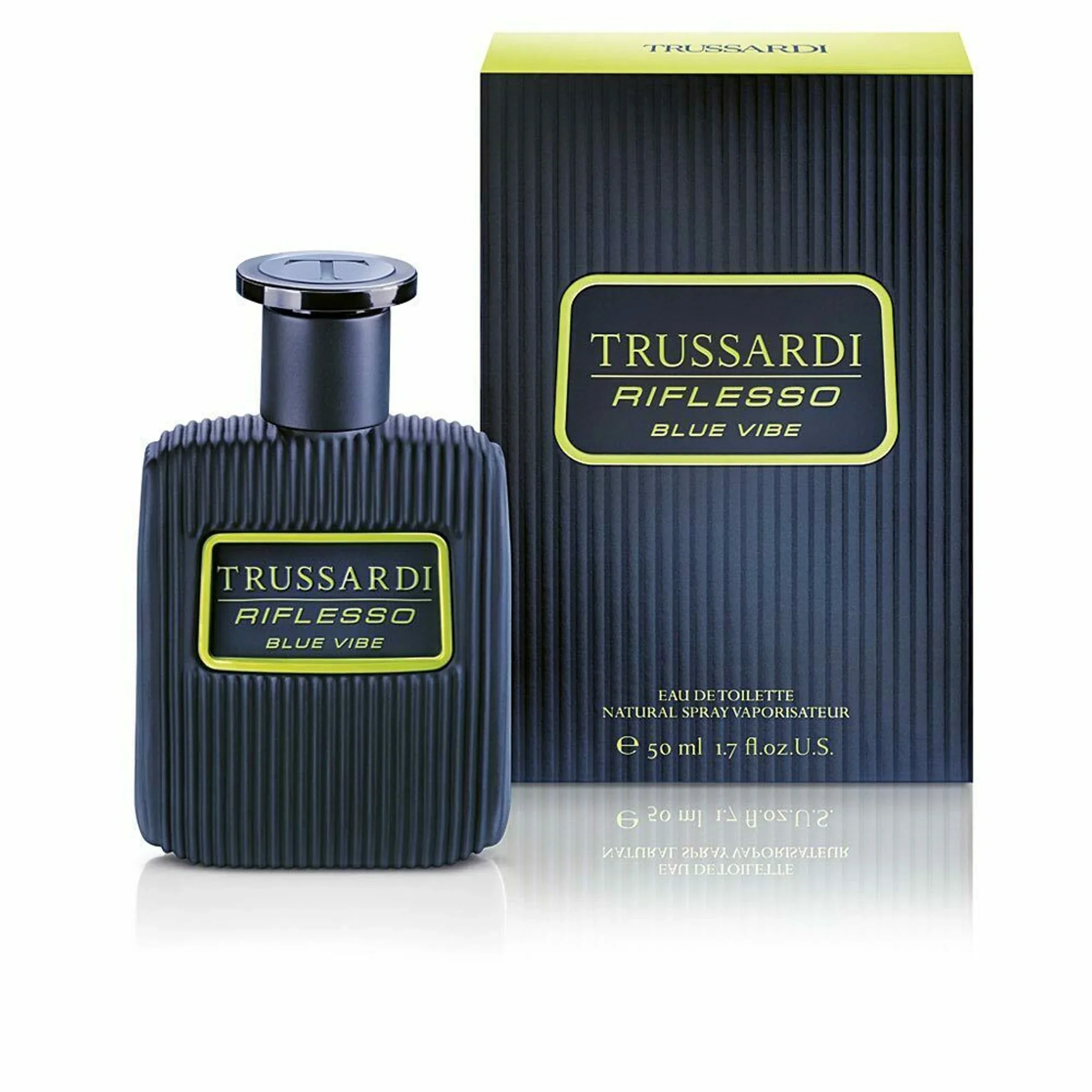 Trussardi Riflesso Blue Vibe Eau de Toilette for Men - Image 5