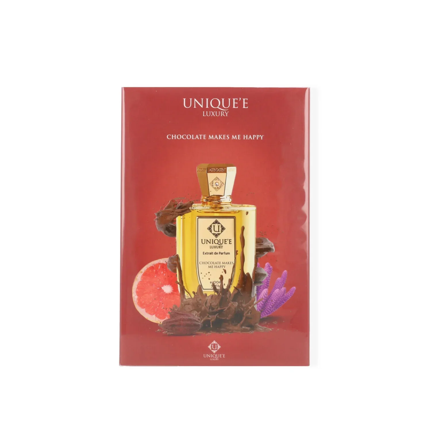 Unique'e Luxury Chocolate Makes Me Happy Extrait de Parfum for Unisex
